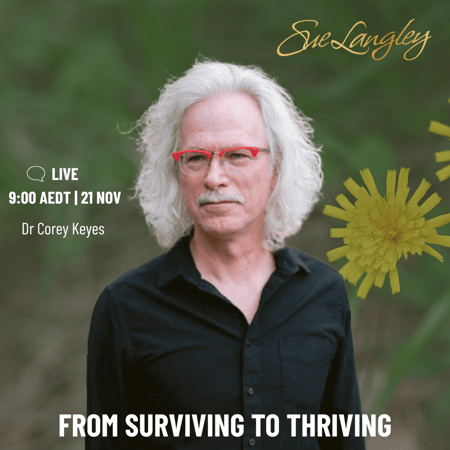 In Conversation Dr Corey Keyes